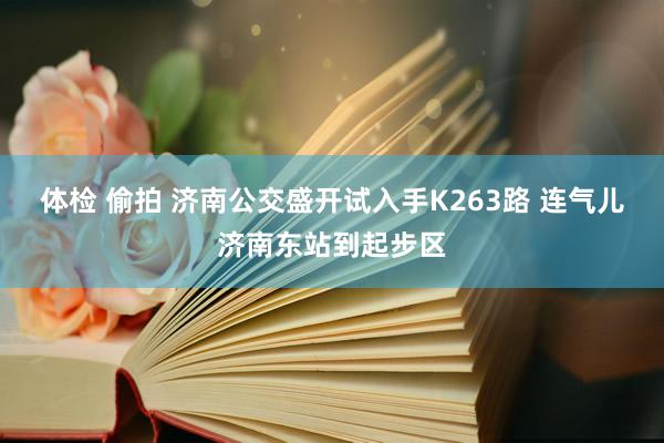 体检 偷拍 济南公交盛开试入手K263路 连气儿济南东站到起步区