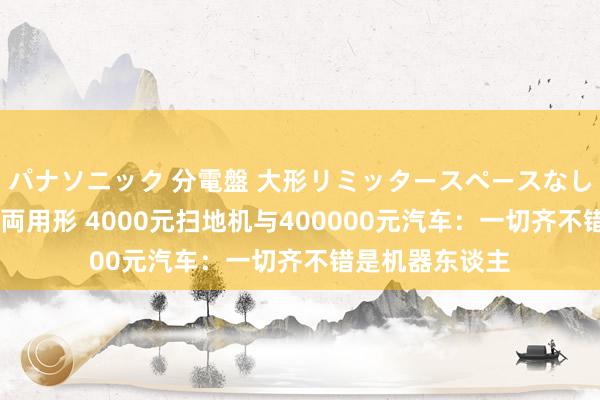 パナソニック 分電盤 大形リミッタースペースなし 露出・半埋込両用形 4000元扫地机与400000元汽车：一切齐不错是机器东谈主